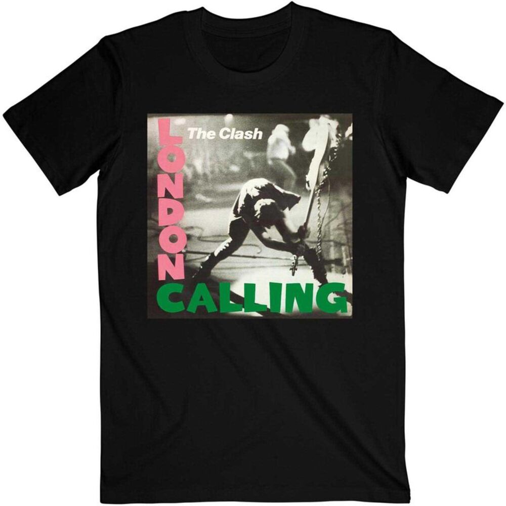 The Clash Unisex Adult London Calling T-Shirt / Black